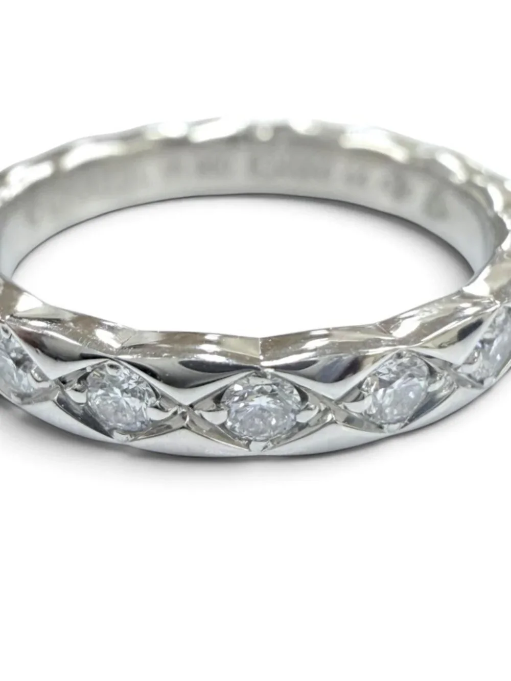 Chanel Diamond Coco Crush Ring Month Platinum JP